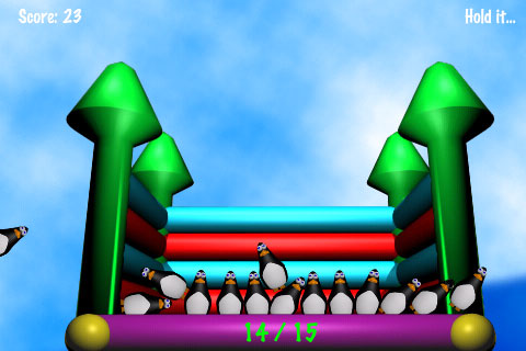Penguins Bouncy Castle stage screen shot 2
